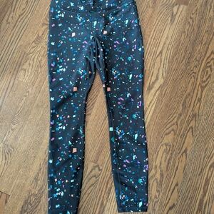 Fabletics Black Confetti Leggings